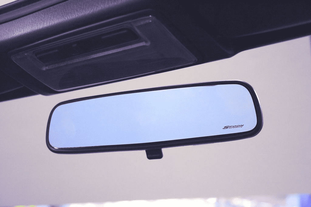 Spoon Blue Wide Rear View Mirror - Integra DC2 DC5 Fit GD3 NSX GK1 PP1 RD2 ES1 76400-BRM-001