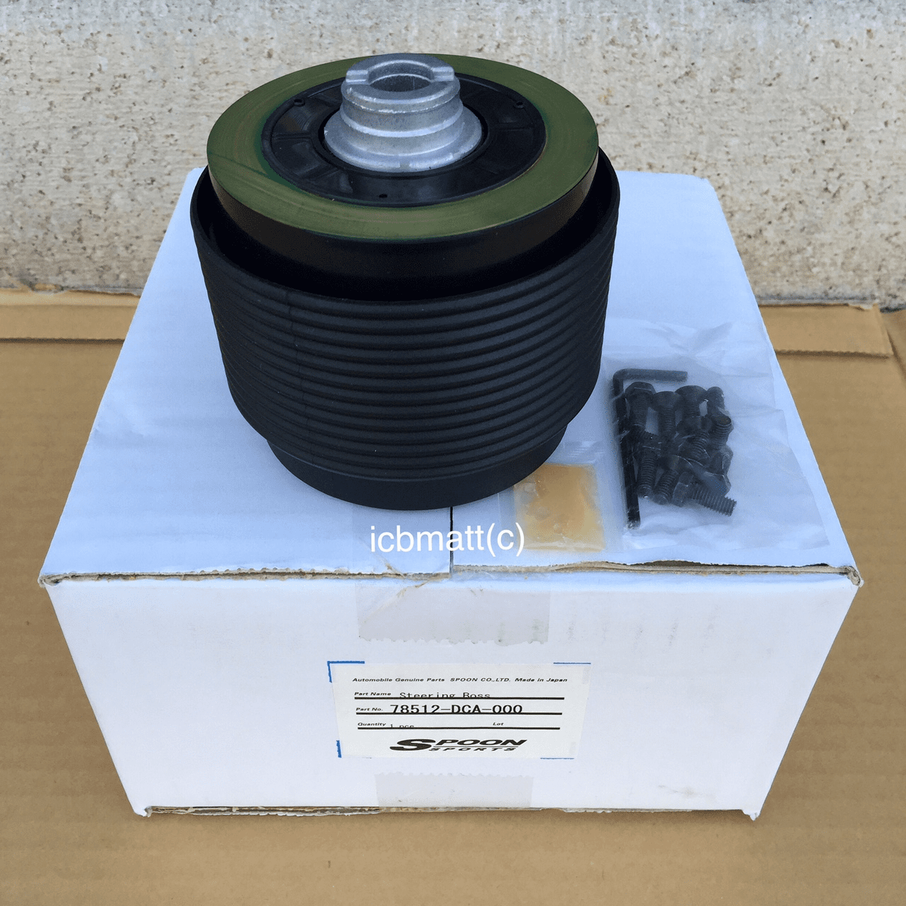 Spoon Sports Boss Steering Hub Civic EK9 EK4 78512-EKA-000 NON-SRS