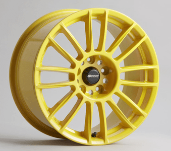 Spoon Sports CR93 Wheels Yellow 17X8.5 +45 offset DC5 Integra/RSX