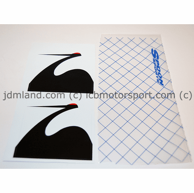 Spoon Sports Crane Decals Large 3.5" X 3.5"