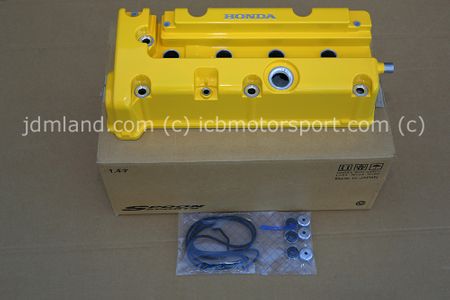 Spoon Sports K20A DC5/EP3 DOHC iVTEC Yellow Valve Cover 12310-DC5-000