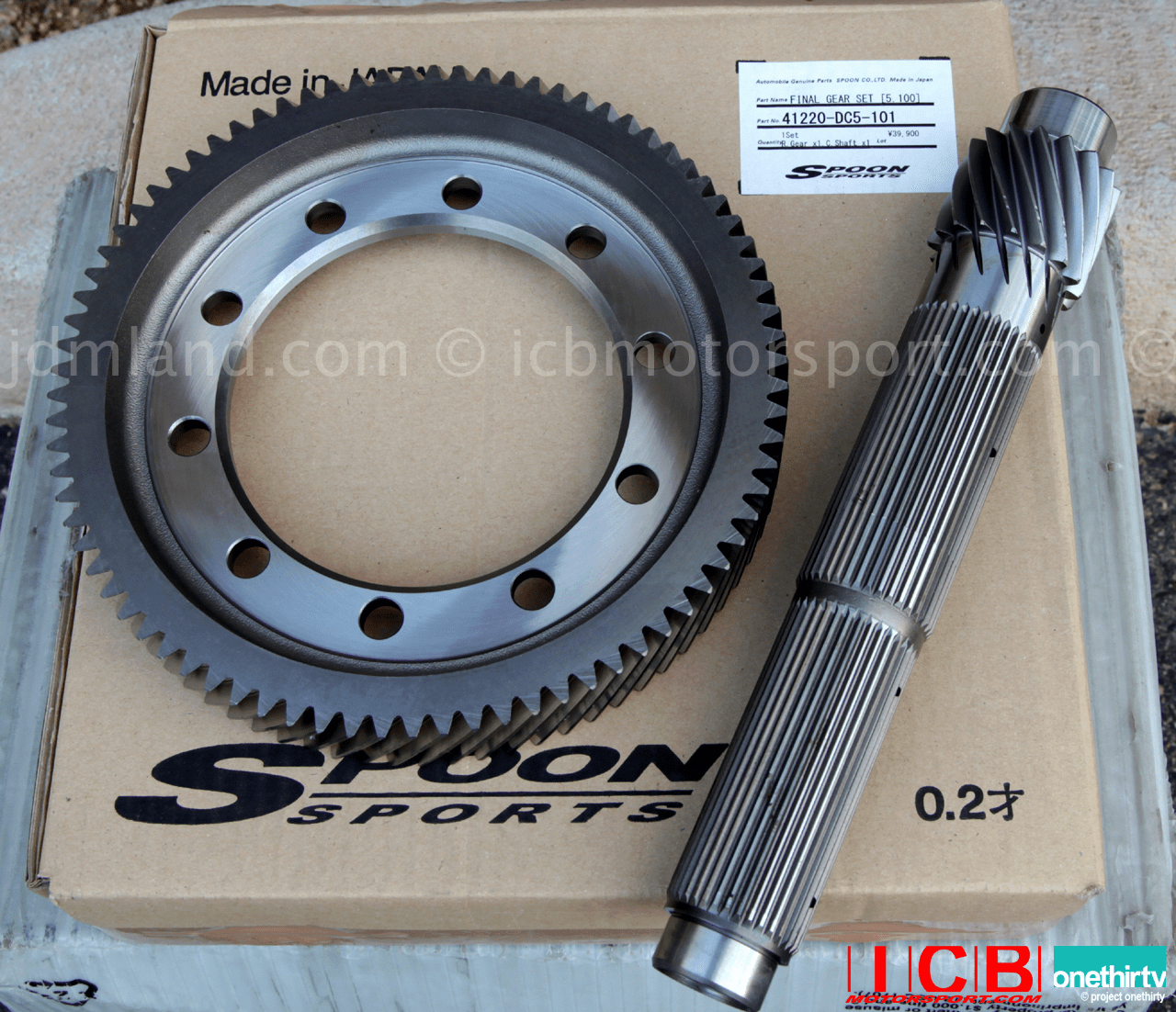 Spoon Sports K20A K24 5.1 Final Drive Kit 41220-DC5-101 EP3 DC5 CL7