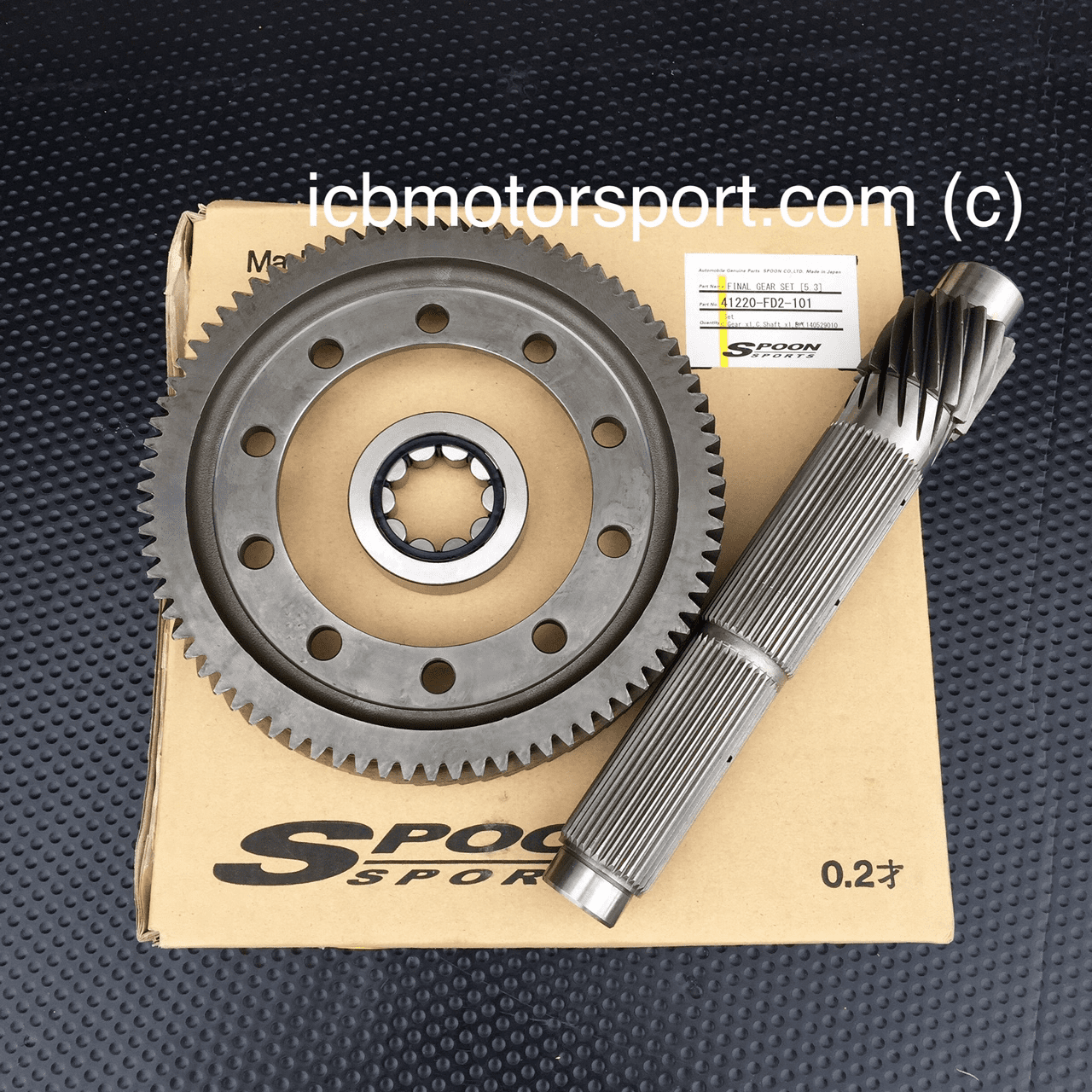 Spoon Sports K20A K24 5.3 Final Drive Kit 41220-FD2-101 EP3 DC5 CL7 FD2 Pre-Order