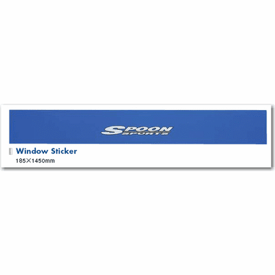 Spoon Sports Windshield Banner
