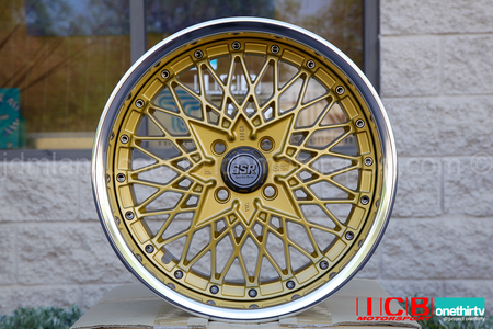 SSR Formula Mesh 3 piece wheel Formula Gold 16X8 4X100 39 Offset 65mm Lip Pre-Order