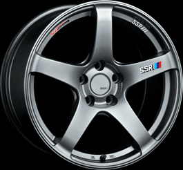 SSR GTV01 15X6.5 4X100 +42 Offset Phantom Silver