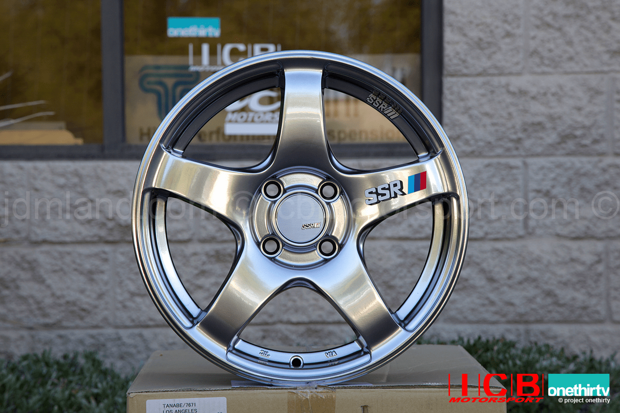 SSR GTV01 15X6.5 4X100 +42 Offset Slate Silver 