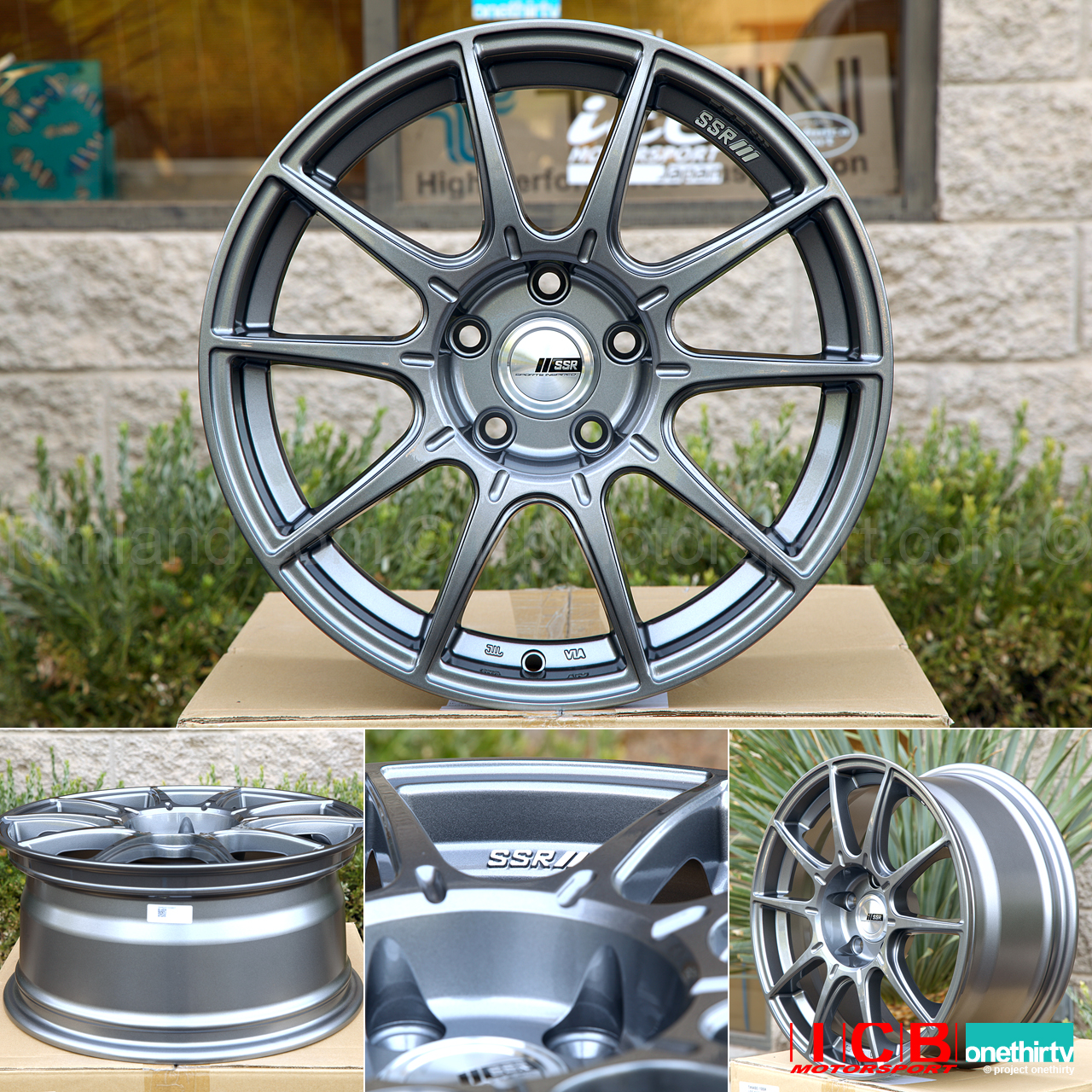 SSR GTX01 17x8 +45 5x100 Dark Silver main image 0