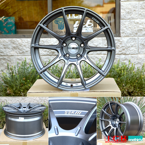 SSR GTX01 18X10.5 5X114.3 +22 Offset Dark Silver Pre-Order