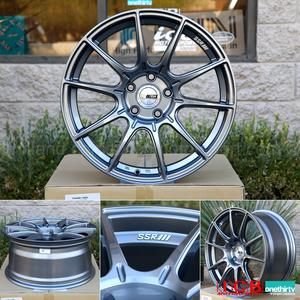 SSR GTX01 18X8.5 5X100 +44 Offset Dark Silver Pre-Order