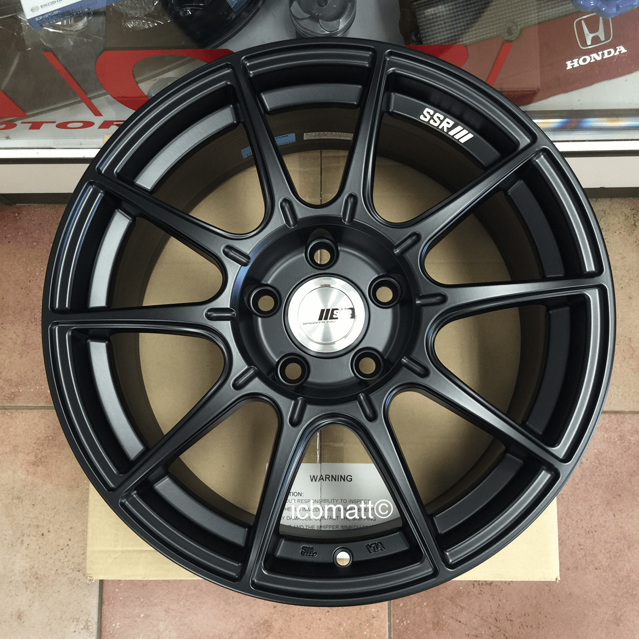 SSR GTX01 18X9.5 5X100 +40 Offset Flat Black Pre-Order