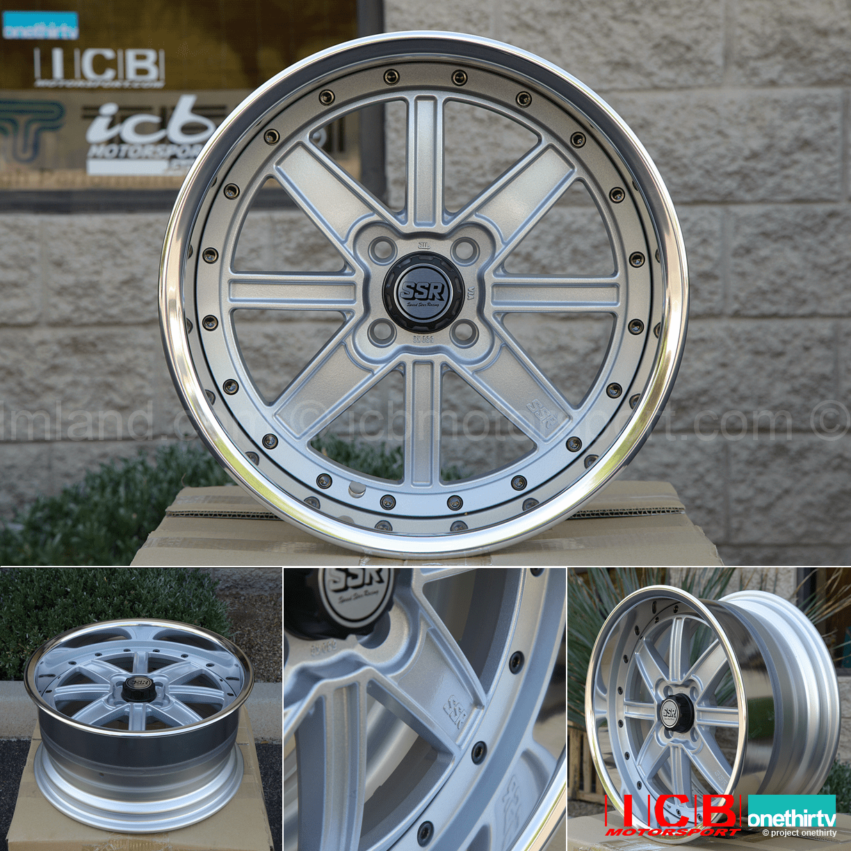 SSR MK3 Neo 16X8 4X100 +26 Offset Formula Silver SL Face 79mm Lip