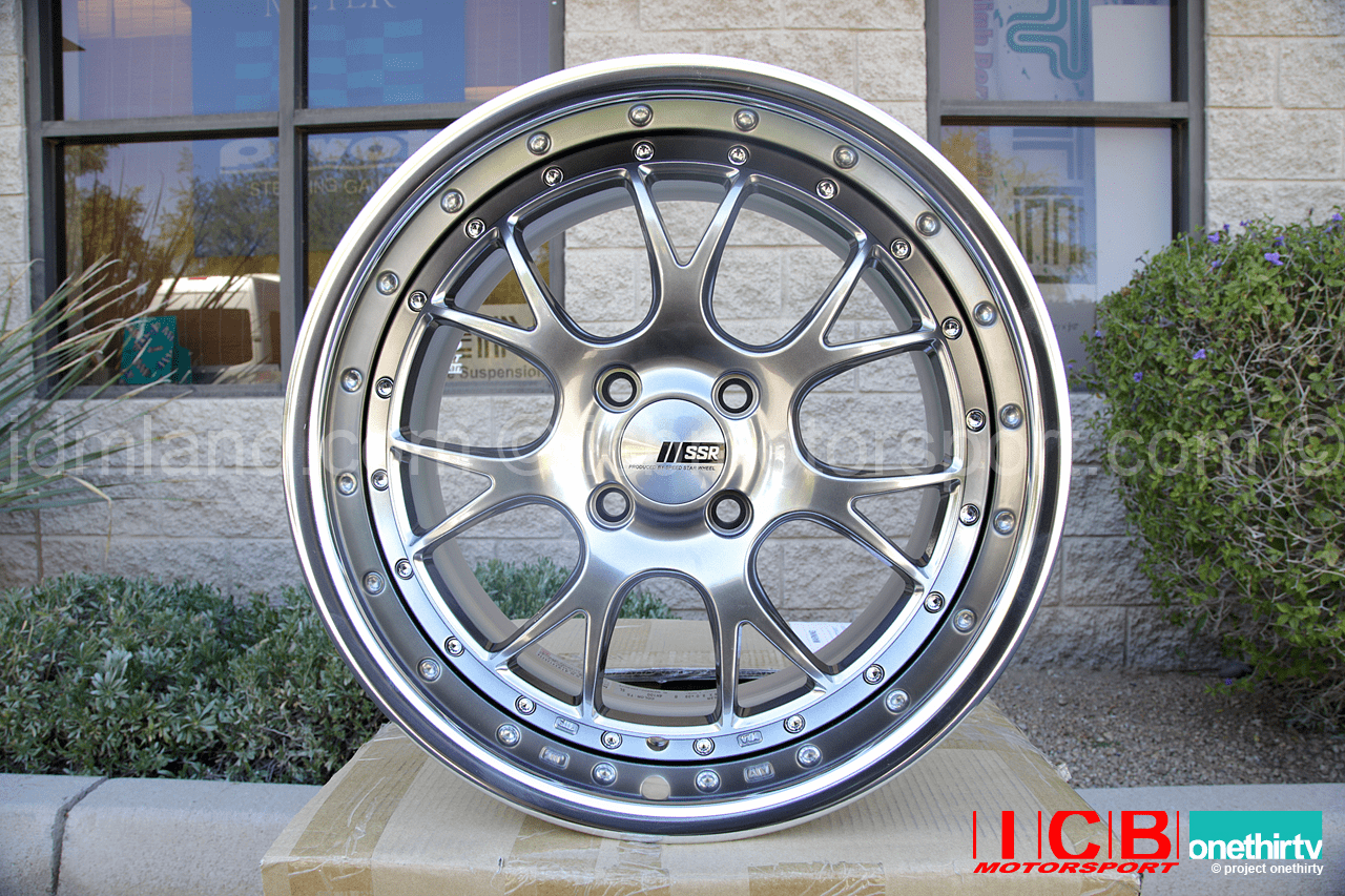 SSR Professor MS3R Titan Face 3 Piece 16X8 4X100 +39 Offset SL Face 67mm Lip