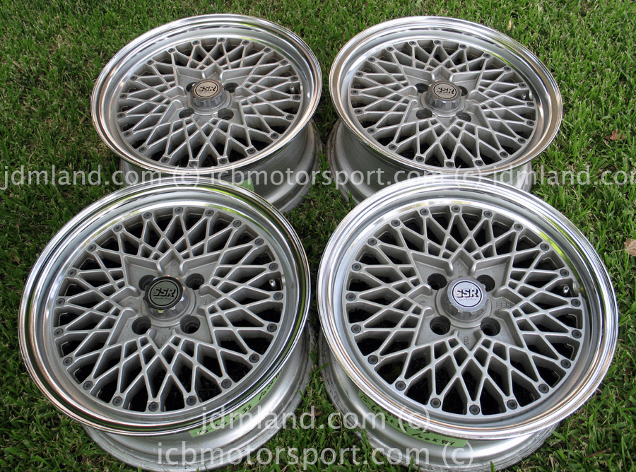 SSR REVERSE MESH 15x6.5 +33 offset 4X100 Rare - SOLD