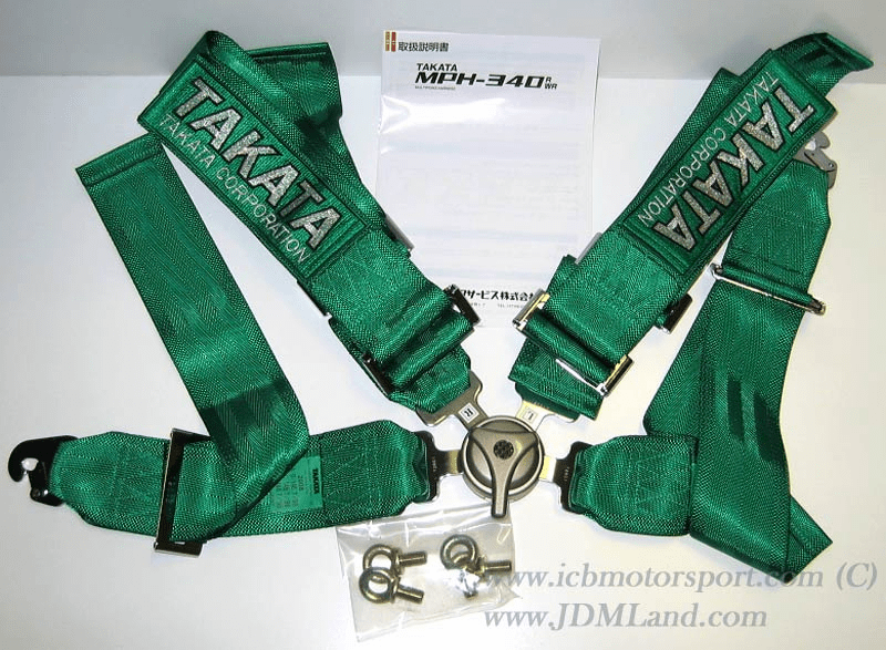 Takata 4-Point 3" Seat Belt Harness MPH341/MPH341W 