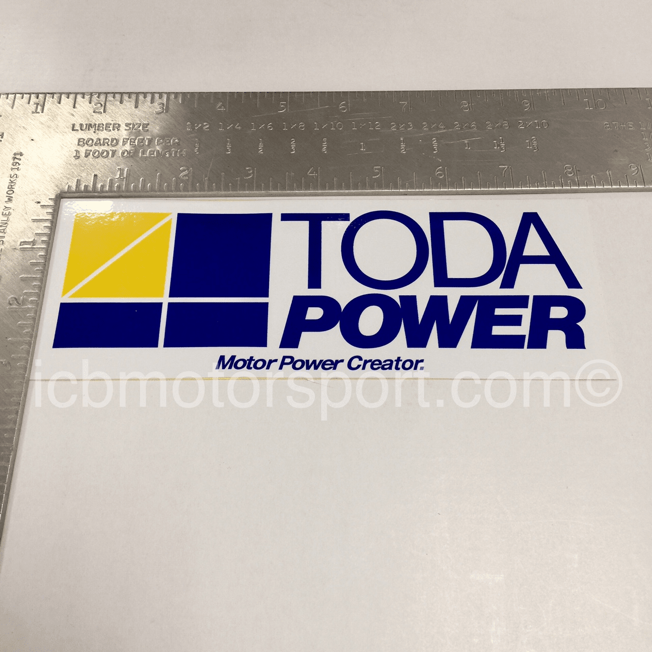TODA Power 8" Blue Sticker - Free Shipping