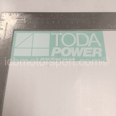 TODA Power 8" White Decal - Free Shipping