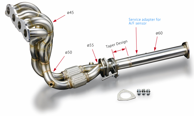 Toda Racing Honda K24A (CL9/CM2) TypeS (ACCORD, ACCORD WAGON) Exhaust Manifold 18100-CL9-00J Pre-Order