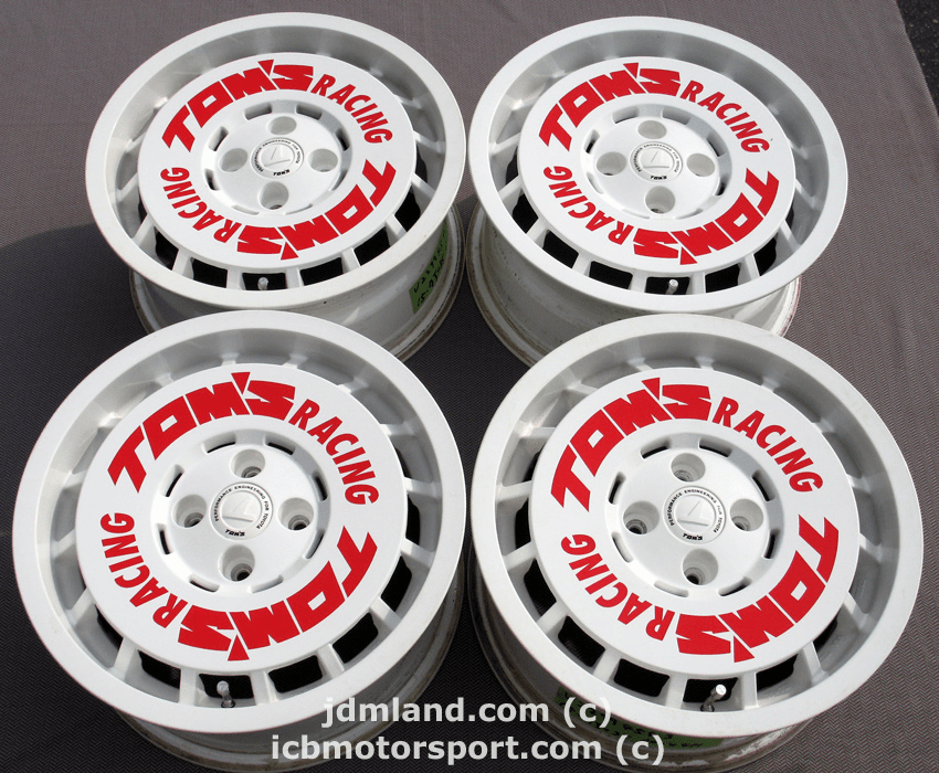 TOM'S RACING 15x7 +35 4X100 Complete - SOLD