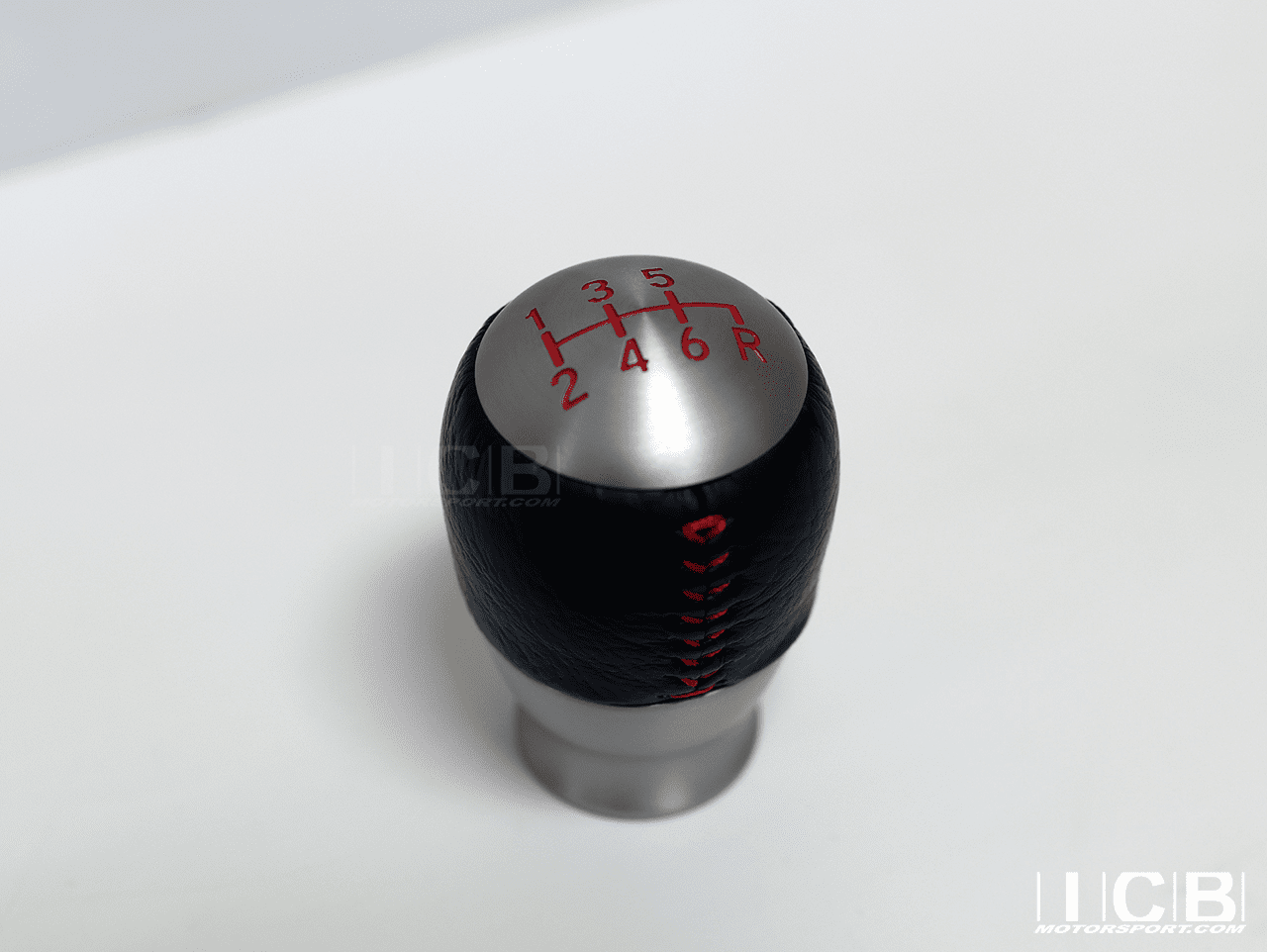 USDM 22-24 Civic Si Aluminum & Red Stitched Leather Shift Knob 54102-T38-A00ZA