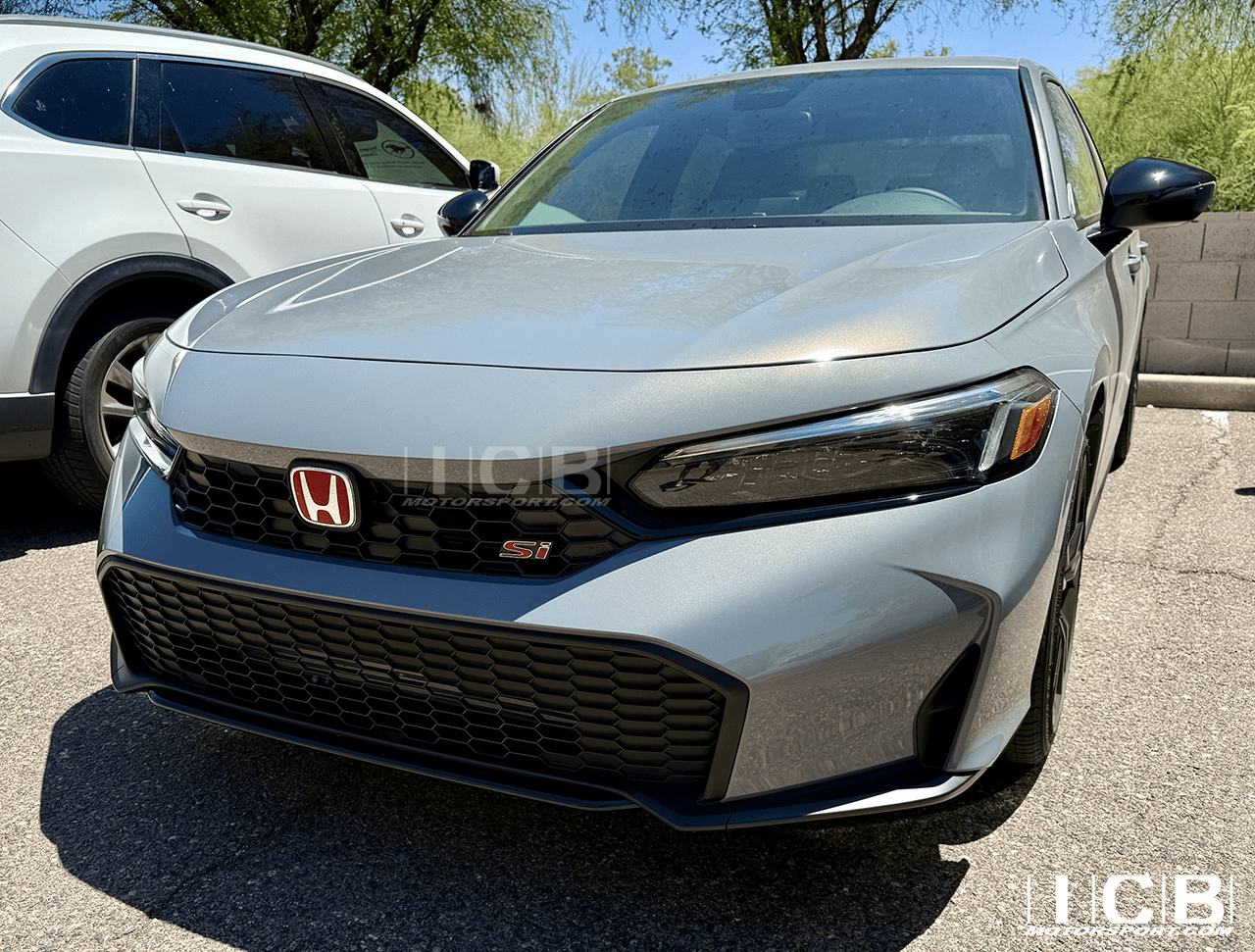 USDM Civic 2022-2026 4 Door Si Sport EX LX Sedan Front and Rear Combo Emblems Red "H" Emblem