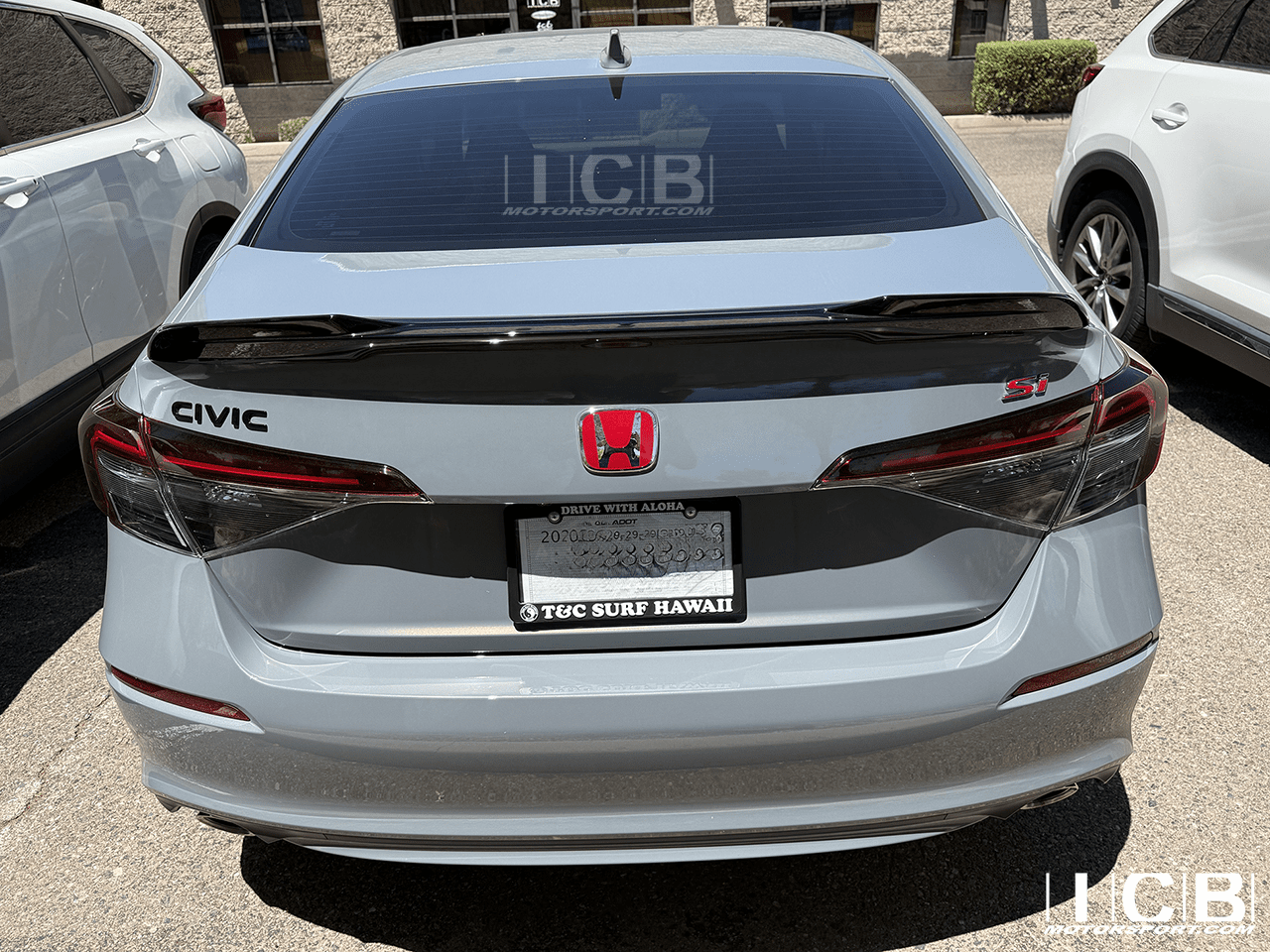 USDM Civic 2022-2026 4 Door Si / Sport / EX / LX Sedan Rear Red "H" Emblem