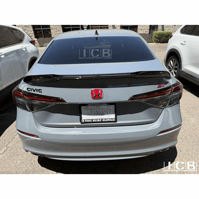 USDM Civic 2022-2026 4 Door Si / Sport / EX / LX Sedan Rear Red "H" Emblem