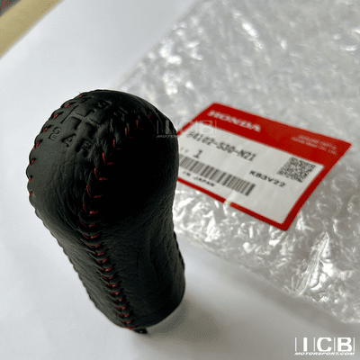USDM Civic Is 99-00 EM1 Si Red Stitched Leather Shift Knob 54102-S30-N21