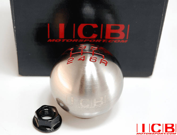 USDM ICB Motorsport 6 Speed Round Marble Weighted Shift Knob