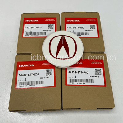 USDM Integra DC2 Type R Center Caps Championship White (Set of 4)