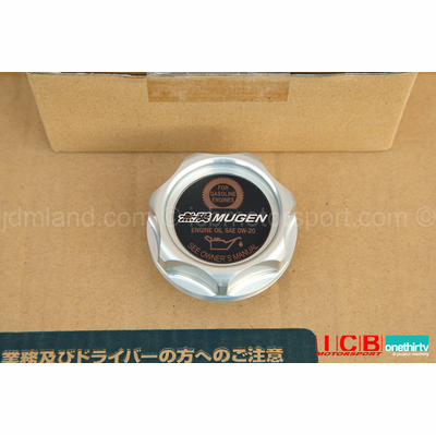 USDM Mugen Oil Cap Gen 2.5 Fits All Hondas/Acuras Silver