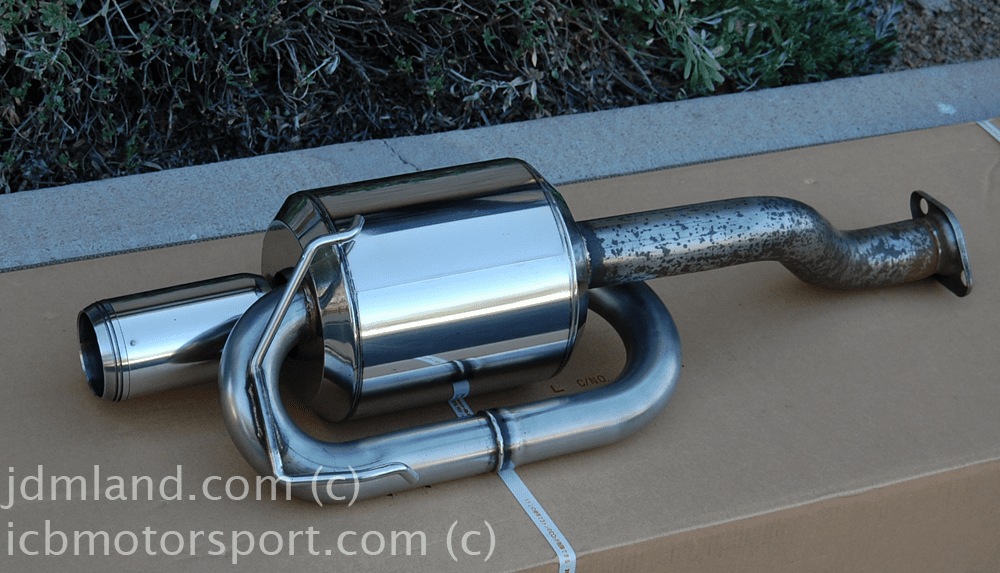 USED Civic EG6/EK4 9 B16A SiR Twin Loop Sports Silencer for Hatchback SOLD