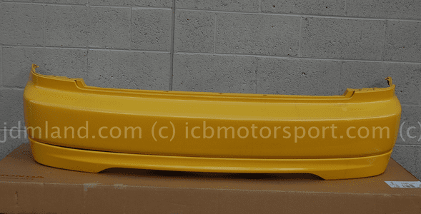 Used EK9 Civic Type R Rear Bumper with Lip Spoiler Y56 Phoenix Yellow Sold