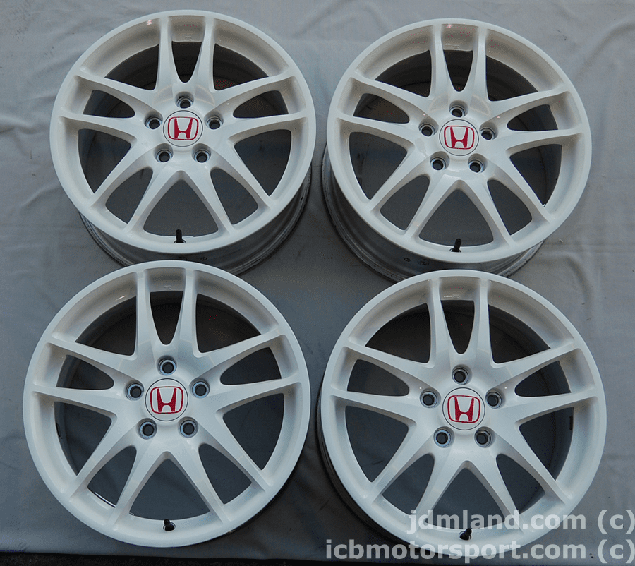 Used Integra DC5 ITR Type R Champ. White Wheels 17X7 +60 Offset SOLD