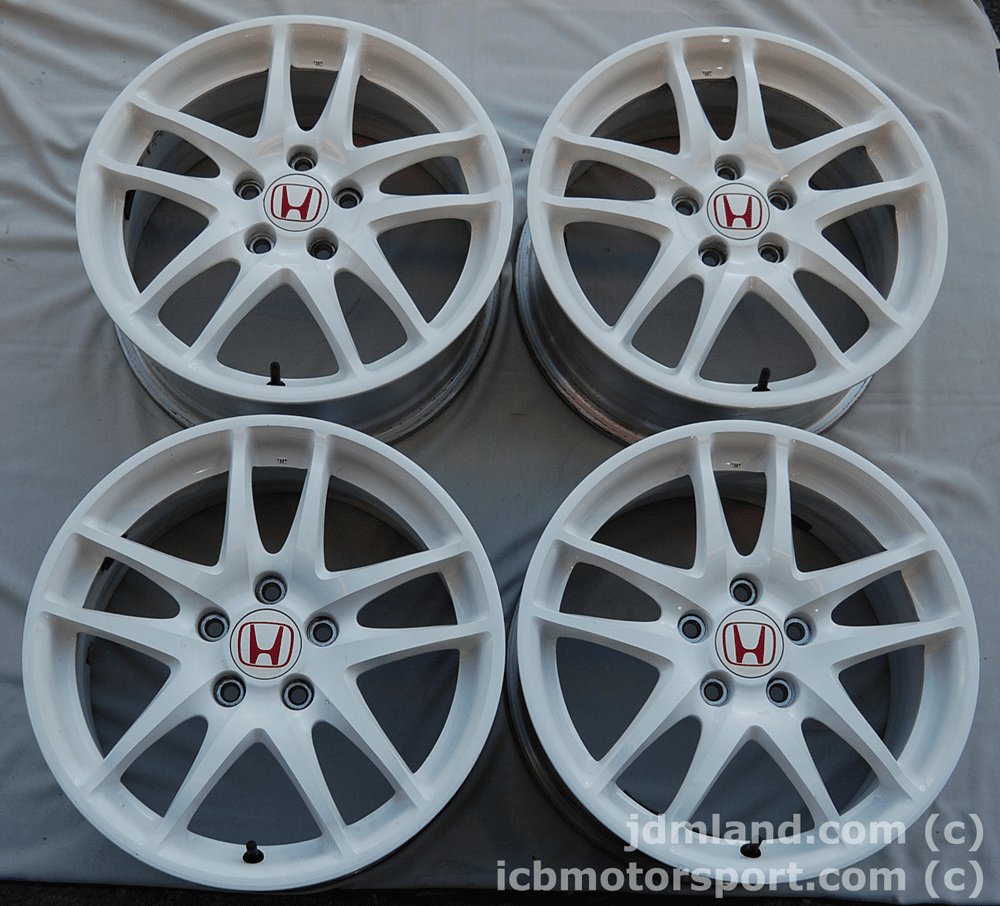 Used Integra DC5 ITR Type R Champ. White Wheels 17X7 +60 Offset Sold
