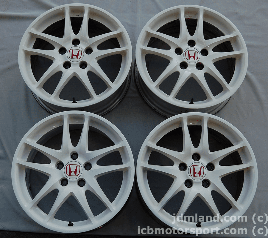 Used Integra DC5 ITR Type R Champ. White Wheels 17X7 +60 Offset Sold