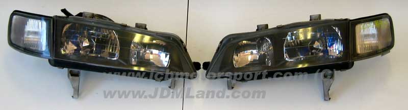 Used JDM Accord 94 - 97 Black Housing Headlights - Sold