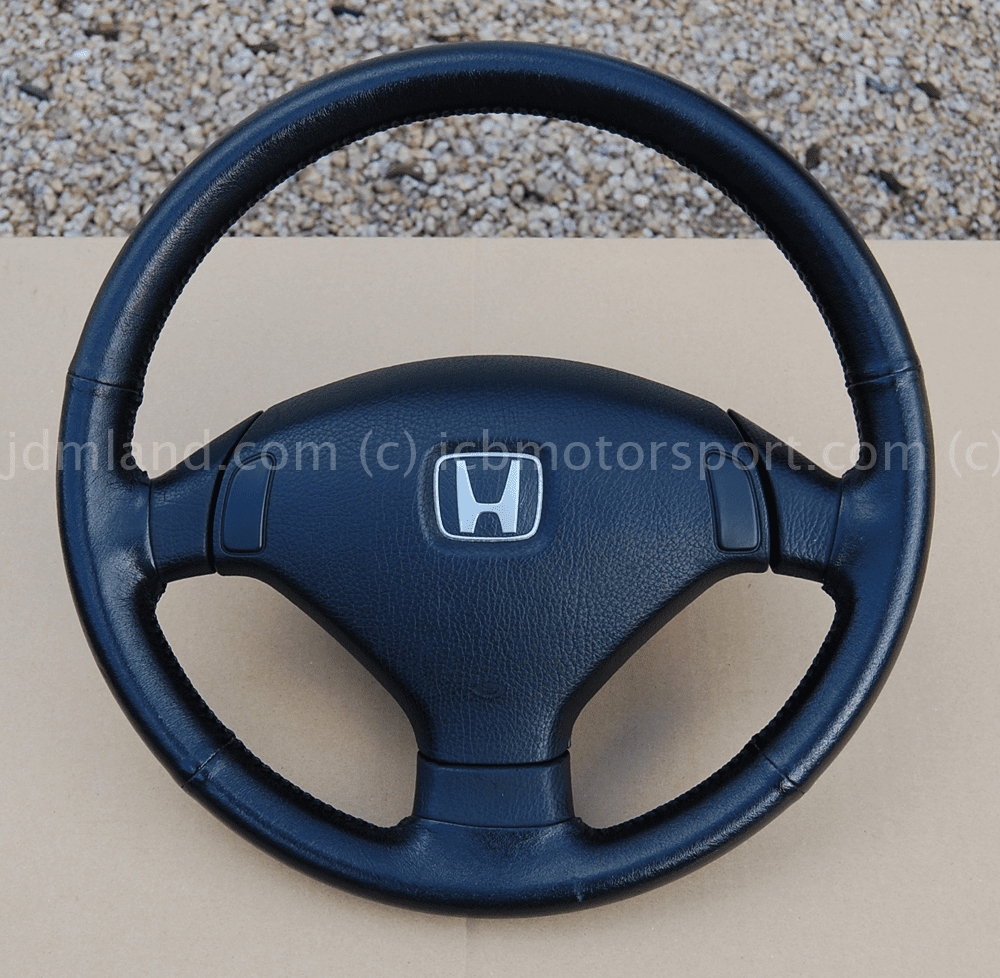 Used JDM Civic EG6 95 SiR-II Leather Steering wheel (Non SRS)