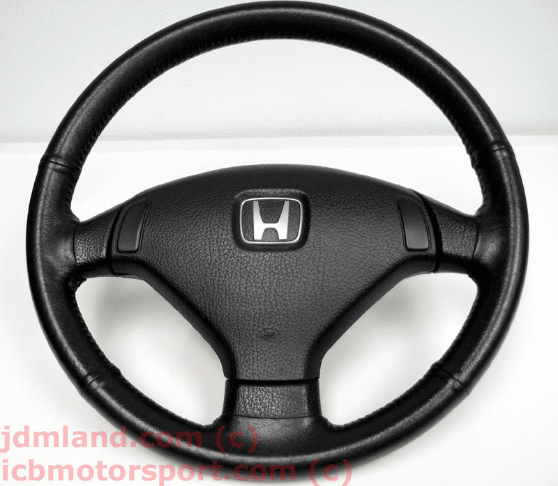 Used JDM Civic EG6 95 SiR-II Leather Steering wheel (Non SRS) - Sold