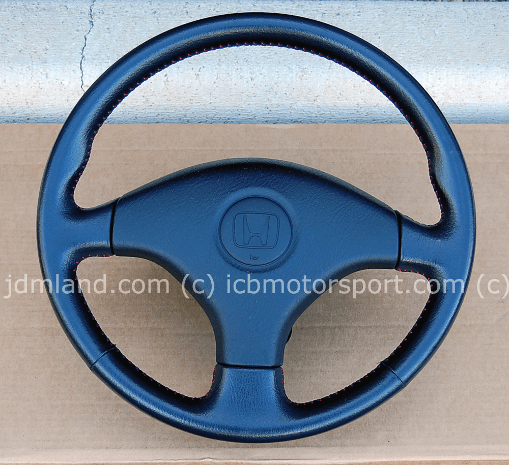 Used JDM Civic EK4 SiR 96-00 Leather Red Stitched NON SRS Steering Wheel Sold
