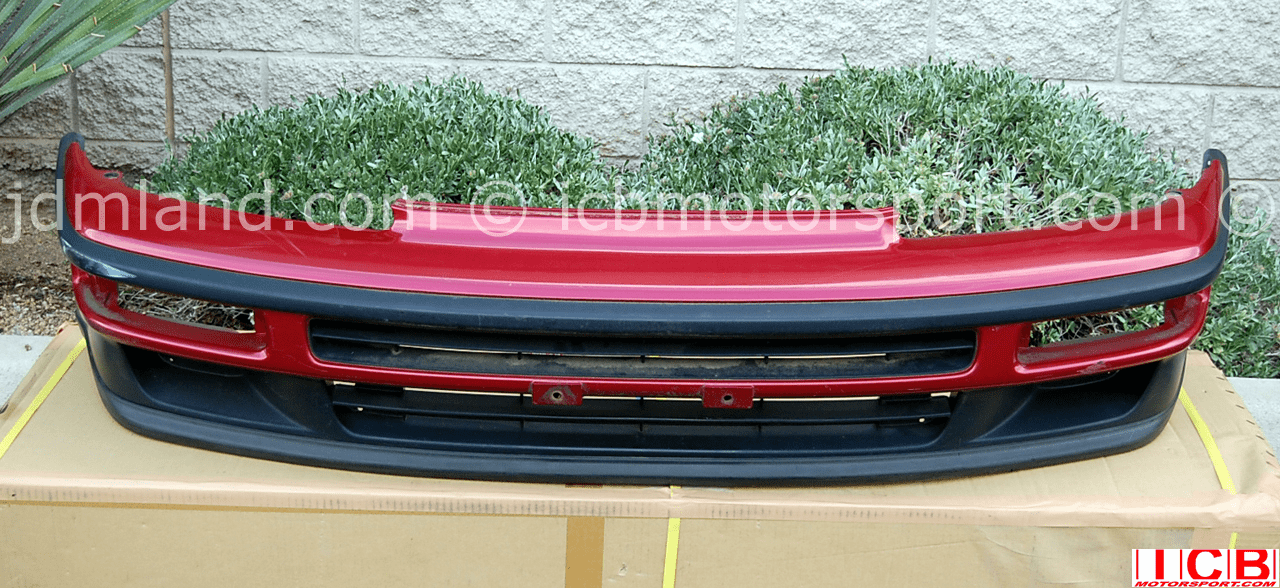 Used JDM CR-X EF8 SiR 90-91 Front Bumper and Lip Spoiler - SOLD
