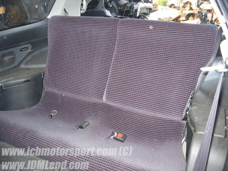Used JDM EG6 Rear Interior Conversion (Black) Sold