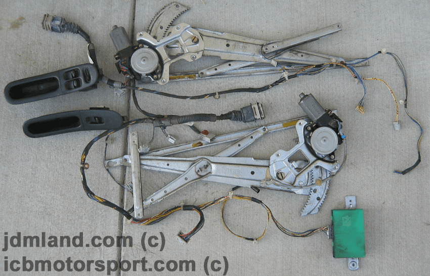 Used JDM EG6 SIR Power Windows Kit - Complete