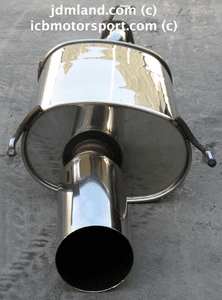 Used JDM Honda Access Axle Back Muffler Prelude BB6 97+ Rare - SOLD