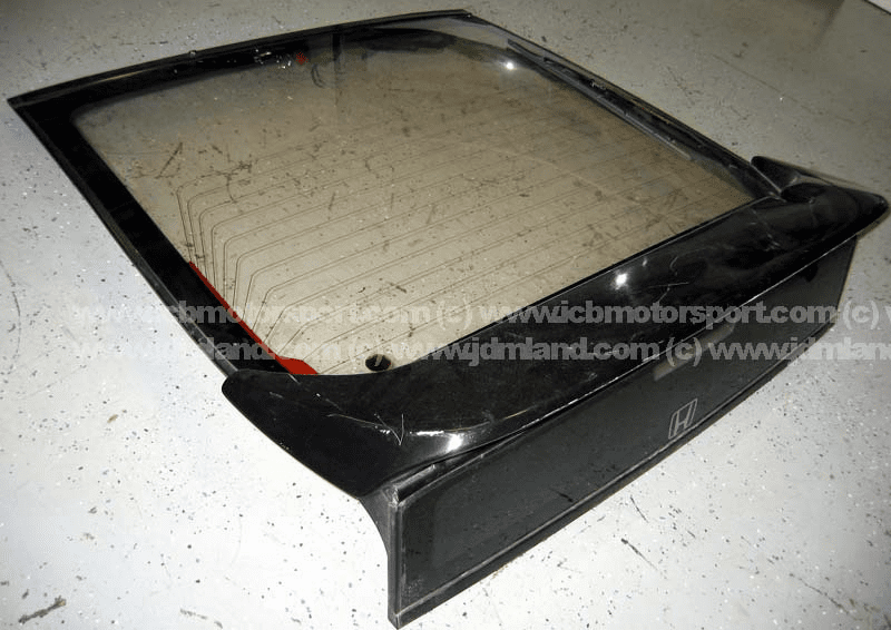 Used JDM Honda CRX EF8 89-91 SiR Hatchback Rear Hatch w/ BRONZE Glass and Spoiler