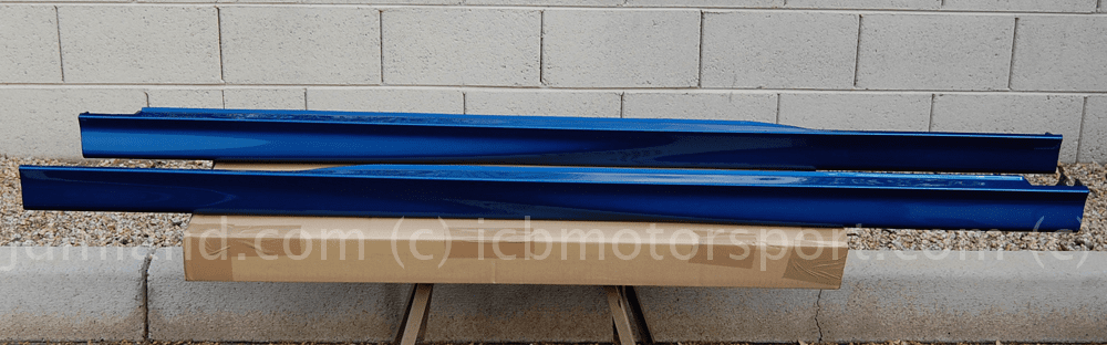 Used JDM Integra DC5 ITR Type R Side Skirts B507P Arctic Blue Pearl Mint Sold