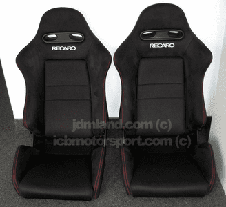 USED JDM Integra DC5 Recaro Seats Black MINT (SOLD)