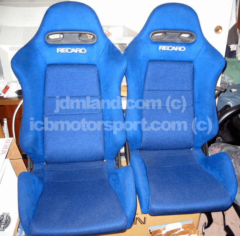 USED JDM Integra DC5 Recaro Seats Blue - SOLD!