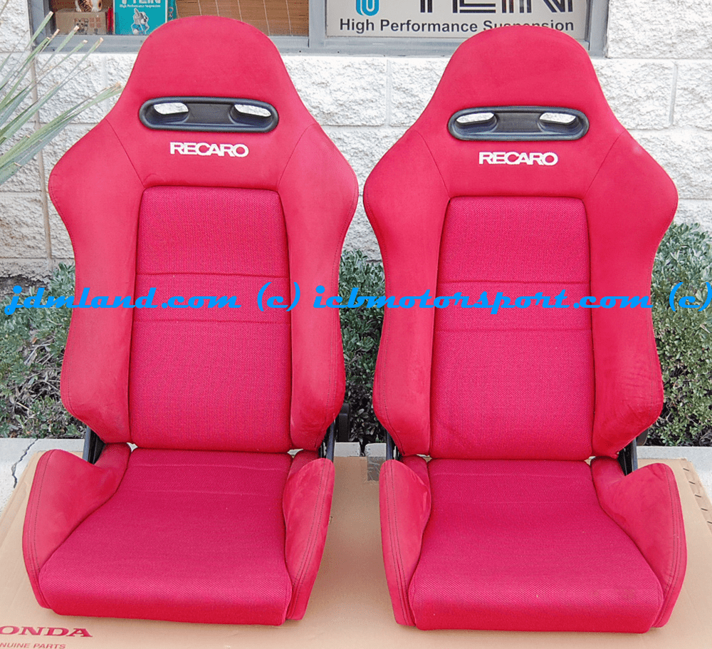 Used JDM Integra DC5 Red Recaro Seats Condition 9.0/10 Sold