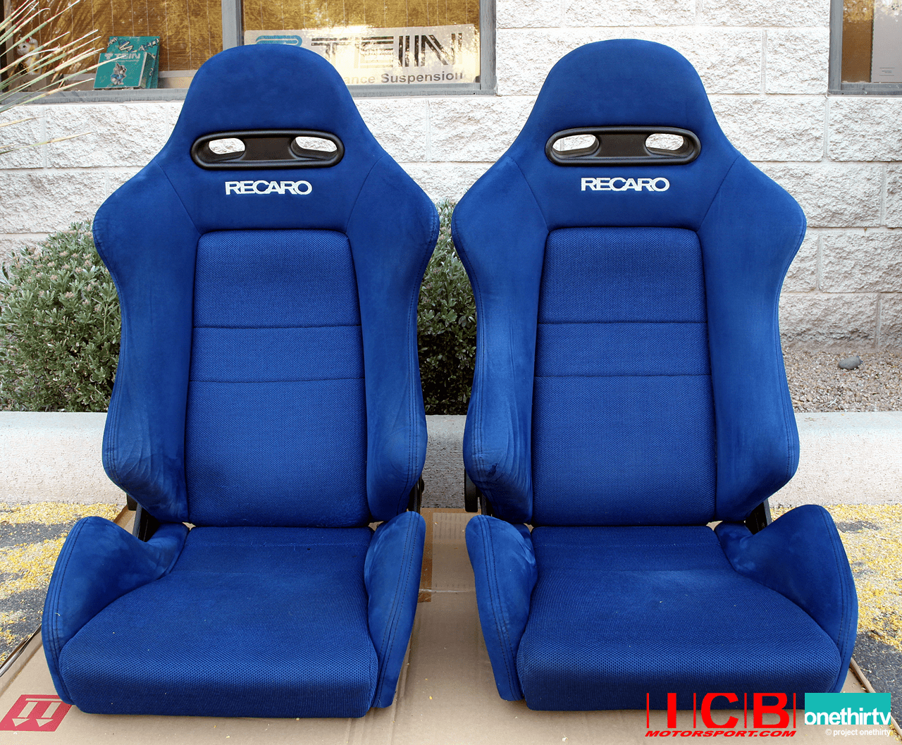 Used JDM Integra DC5 Type R Blue Recaro Seats Conditon 8/10